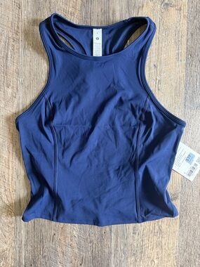 Lululemon Nulux Racerback Cropped Run Tank Top